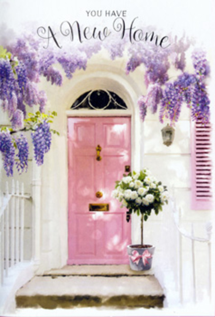Here, a picturesque front entrance in Friern Barnet is turned into a gentle celebration of a fresh start, as if someone has just received a surprise housewarming delivery after a move from nearby Whetstone or New Southgate. The front door is painted a soft pastel pink, its surface smooth and inviting, framed by whitewashed walls that glow subtly in the natural daylight. To one side, a coordinating shutter, tinted in a similarly delicate blush, enhances the sense of harmony and adds a charming, almost cottage-like character. Above the doorway, abundant wisteria spills down in thick strands of lavender and lilac blossoms. The clusters hang from twisted, woody vines, forming a natural arch that looks almost like a floral curtain, casting dappled shadows across the top of the door. On the step, positioned with deliberate care, sits a grey metal bucket, its utilitarian form softened by the beauty it holds. Inside, an array of white and cream roses rises in a generous mound, their petals velvety and deeply layered, some blooms fully open, others just unfurling. Threads of fresh green foliage weave between them, providing a lively contrast to the creamy tones. Around the bucket, a satin pink ribbon is tied neatly, its colour echoing the door and its sheen adding a hint of luxury. The paving stones display subtle signs of age and use, hinting at a lived-in street and a neighbourhood full of stories. Collectively, these details create an atmosphere of warmth, promise, and quiet excitement-an image that beautifully captures what it feels like for a new Friern Barnet home to be blessed with flowers, fragrance, and the gentle reassurance of belonging.
